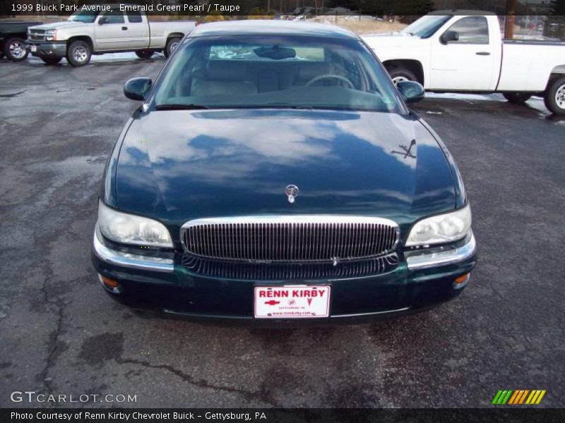 Emerald Green Pearl / Taupe 1999 Buick Park Avenue
