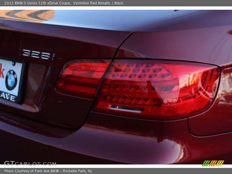 Vermilion Red Metallic / Black 2012 BMW 3 Series 328i xDrive Coupe