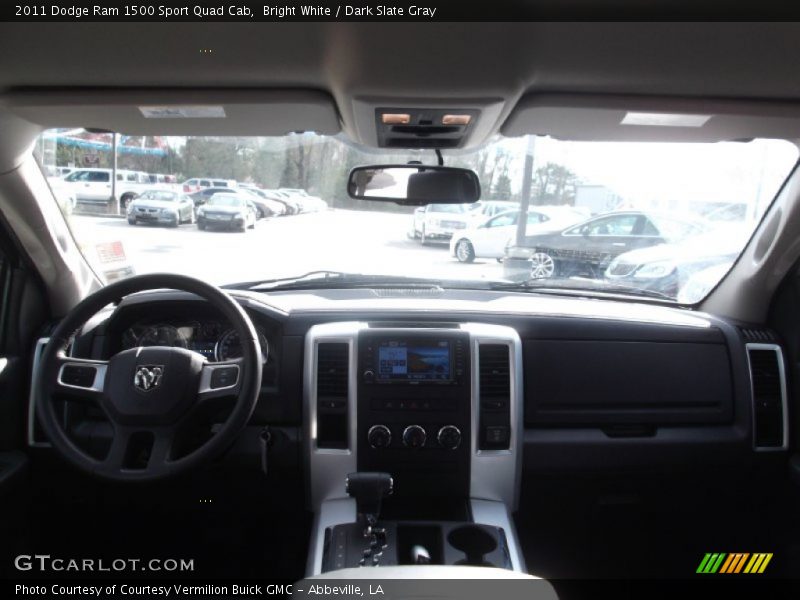 Bright White / Dark Slate Gray 2011 Dodge Ram 1500 Sport Quad Cab