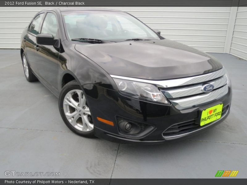 Black / Charcoal Black 2012 Ford Fusion SE