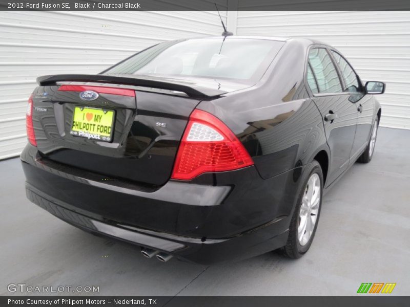 Black / Charcoal Black 2012 Ford Fusion SE