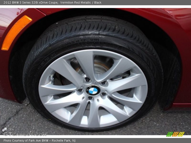 Vermilion Red Metallic / Black 2012 BMW 3 Series 328i xDrive Coupe