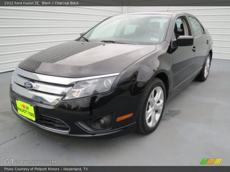 Black / Charcoal Black 2012 Ford Fusion SE