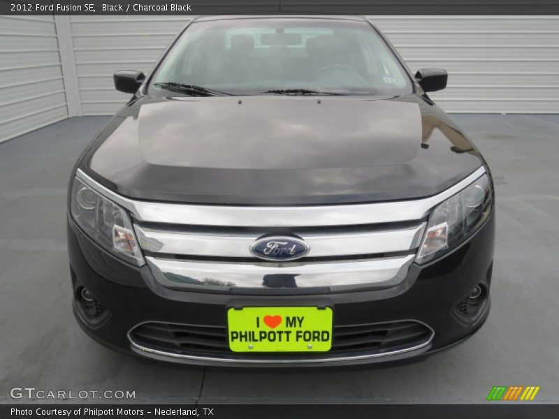 Black / Charcoal Black 2012 Ford Fusion SE