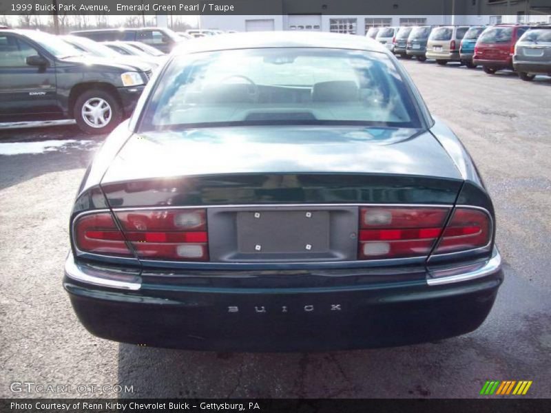 Emerald Green Pearl / Taupe 1999 Buick Park Avenue