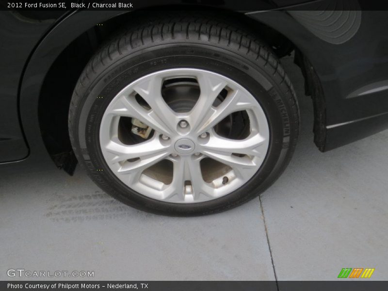 Black / Charcoal Black 2012 Ford Fusion SE