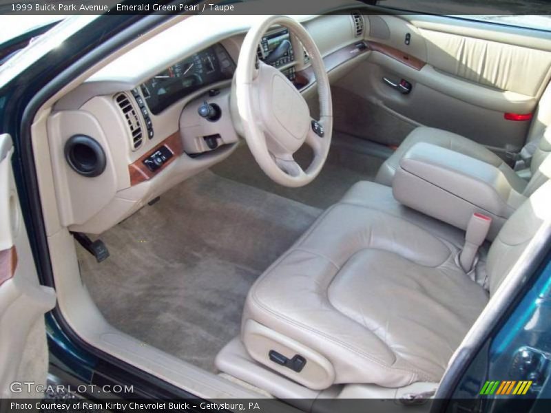 Emerald Green Pearl / Taupe 1999 Buick Park Avenue