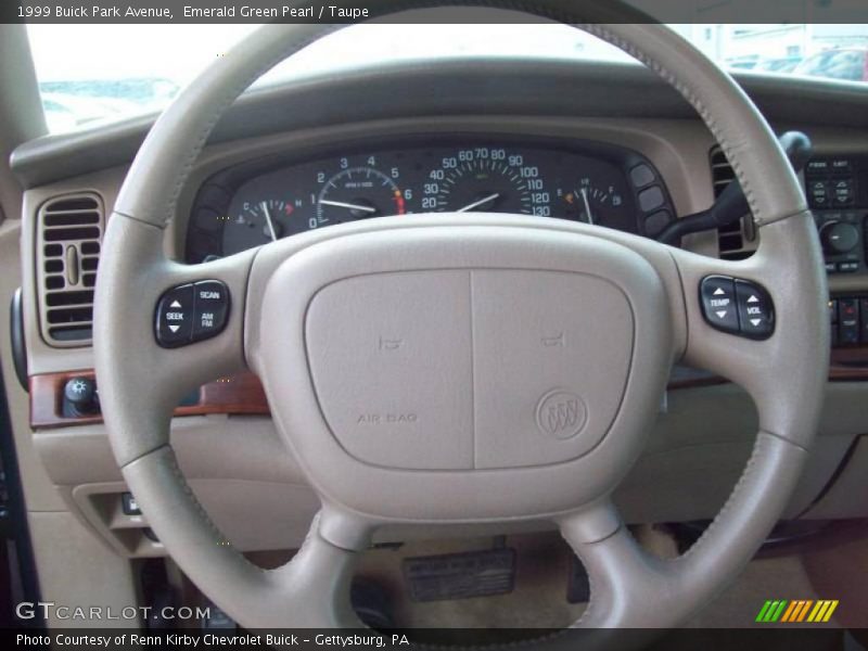 Emerald Green Pearl / Taupe 1999 Buick Park Avenue