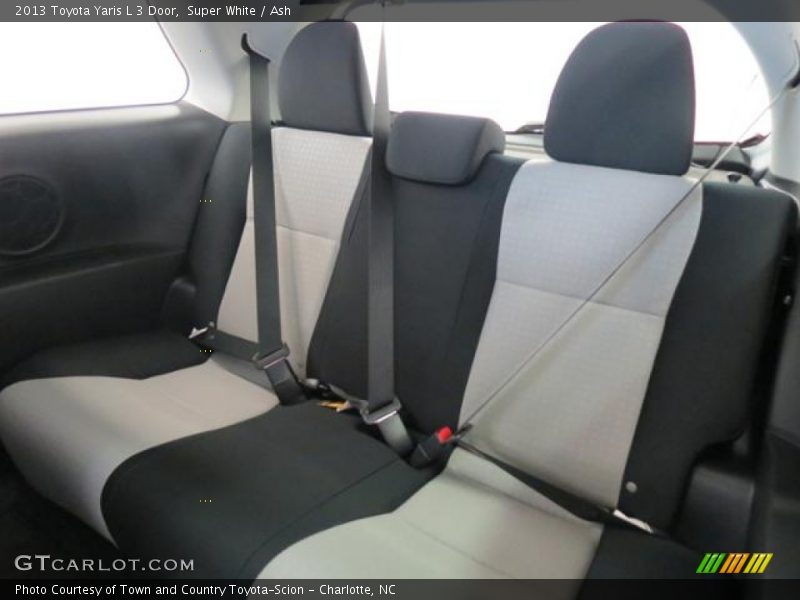 Super White / Ash 2013 Toyota Yaris L 3 Door