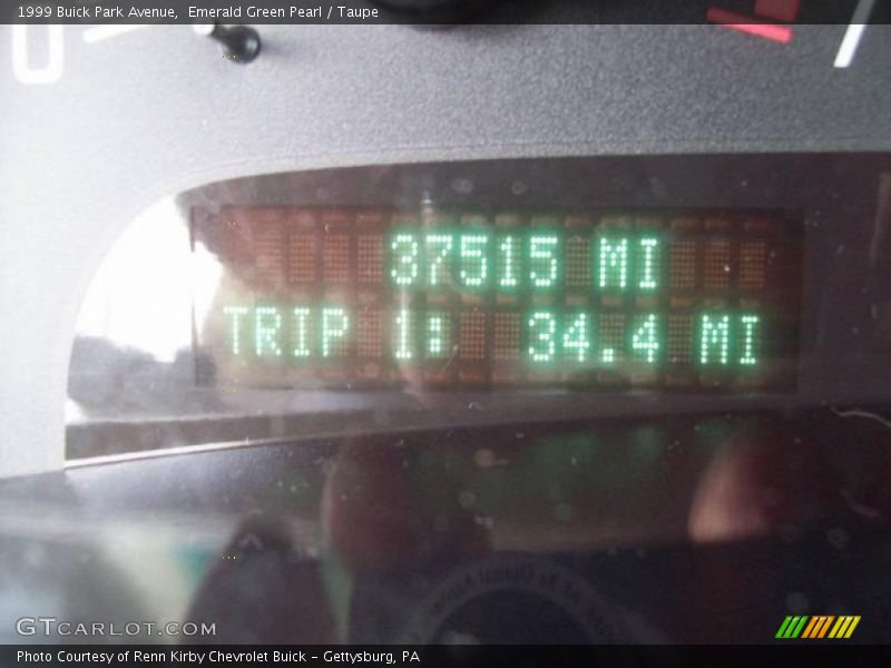 Emerald Green Pearl / Taupe 1999 Buick Park Avenue