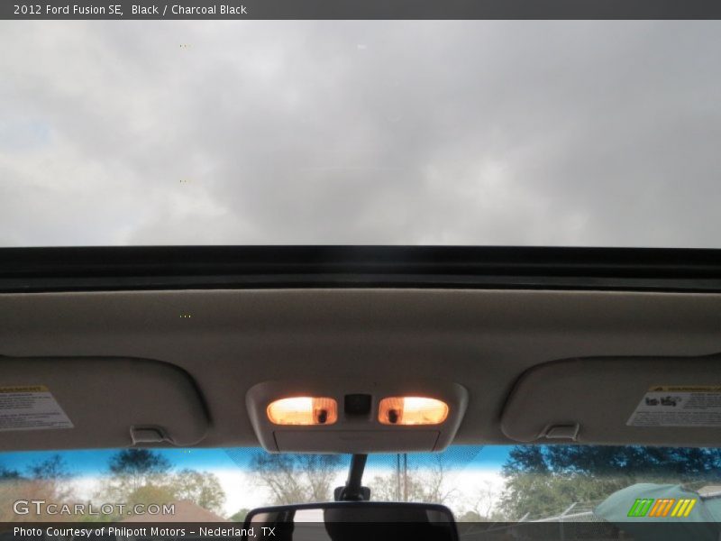 Black / Charcoal Black 2012 Ford Fusion SE