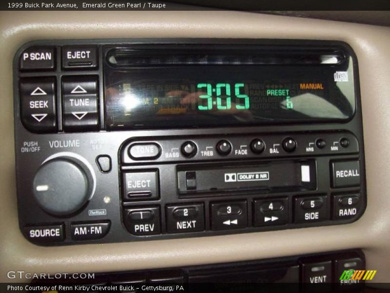 Emerald Green Pearl / Taupe 1999 Buick Park Avenue