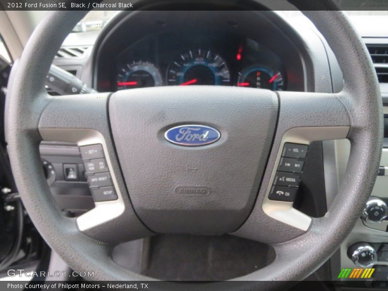 Black / Charcoal Black 2012 Ford Fusion SE