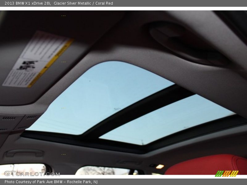 Sunroof of 2013 X1 xDrive 28i