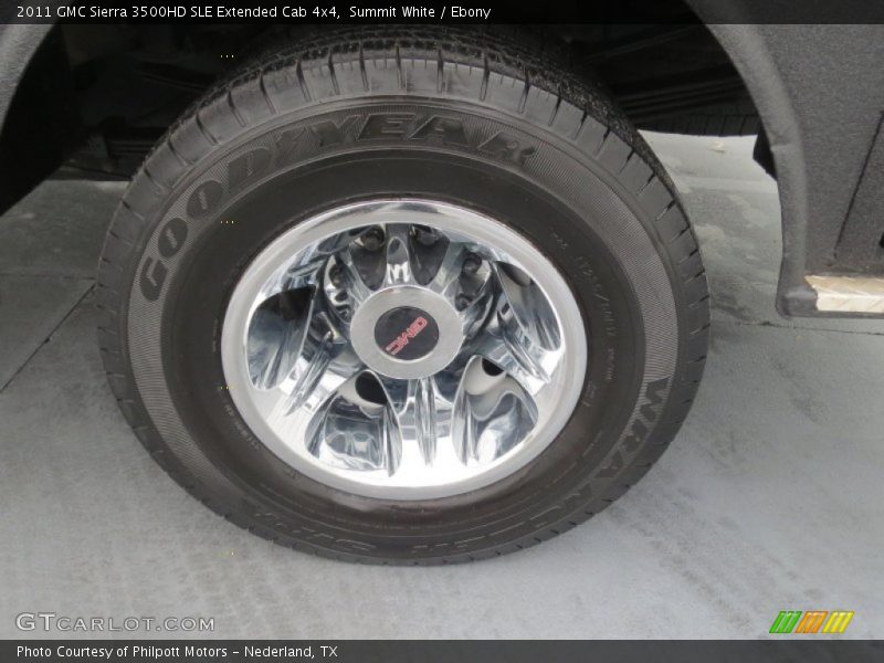 Summit White / Ebony 2011 GMC Sierra 3500HD SLE Extended Cab 4x4