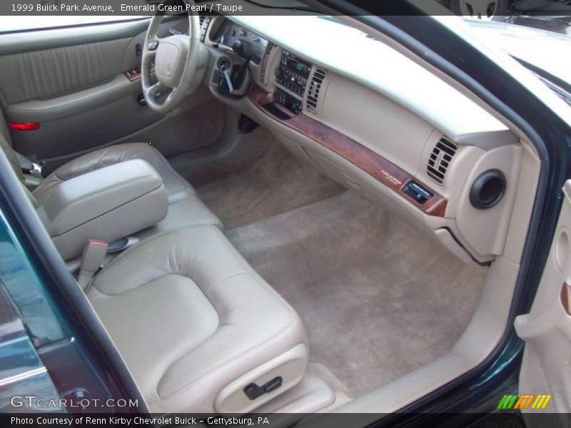Emerald Green Pearl / Taupe 1999 Buick Park Avenue
