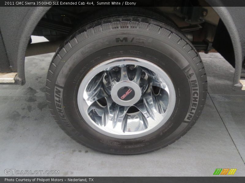 Summit White / Ebony 2011 GMC Sierra 3500HD SLE Extended Cab 4x4