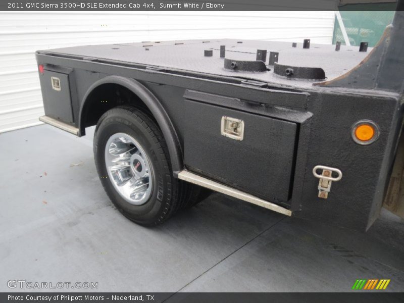 Summit White / Ebony 2011 GMC Sierra 3500HD SLE Extended Cab 4x4