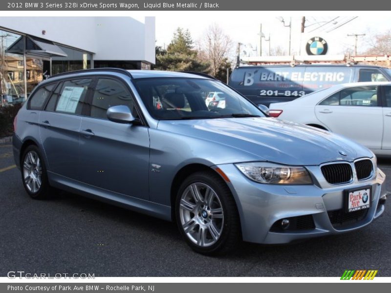 Liquid Blue Metallic / Black 2012 BMW 3 Series 328i xDrive Sports Wagon