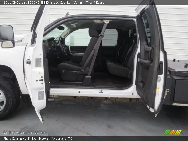 Summit White / Ebony 2011 GMC Sierra 3500HD SLE Extended Cab 4x4