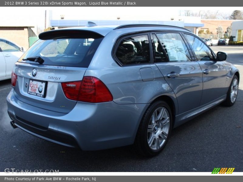 Liquid Blue Metallic / Black 2012 BMW 3 Series 328i xDrive Sports Wagon