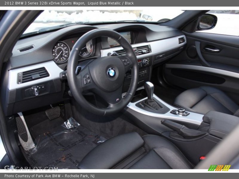 Black Interior - 2012 3 Series 328i xDrive Sports Wagon 