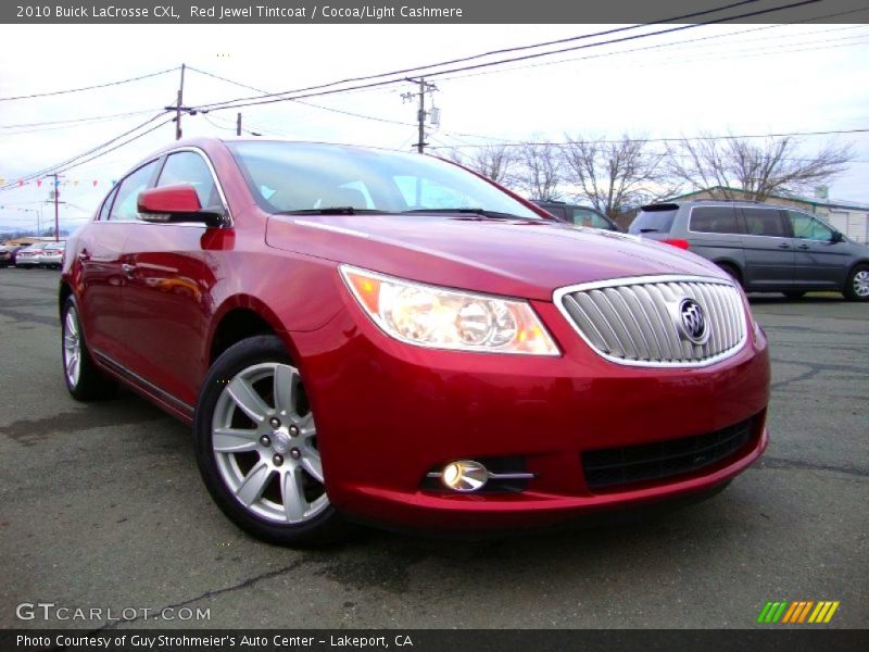Red Jewel Tintcoat / Cocoa/Light Cashmere 2010 Buick LaCrosse CXL