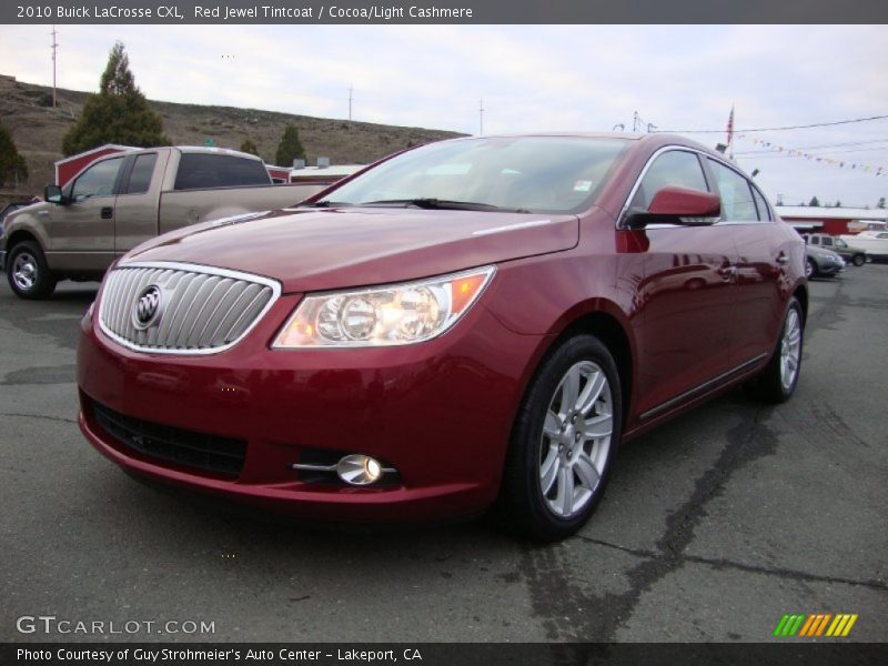 Red Jewel Tintcoat / Cocoa/Light Cashmere 2010 Buick LaCrosse CXL
