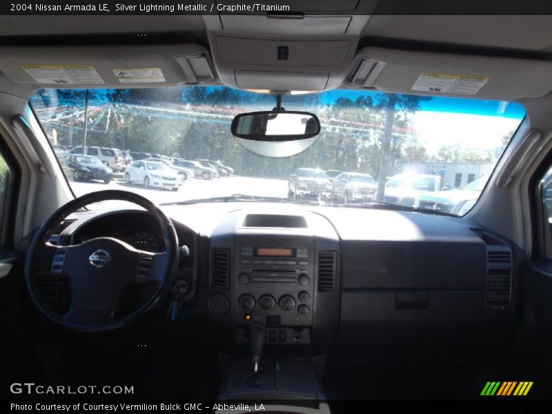 Silver Lightning Metallic / Graphite/Titanium 2004 Nissan Armada LE