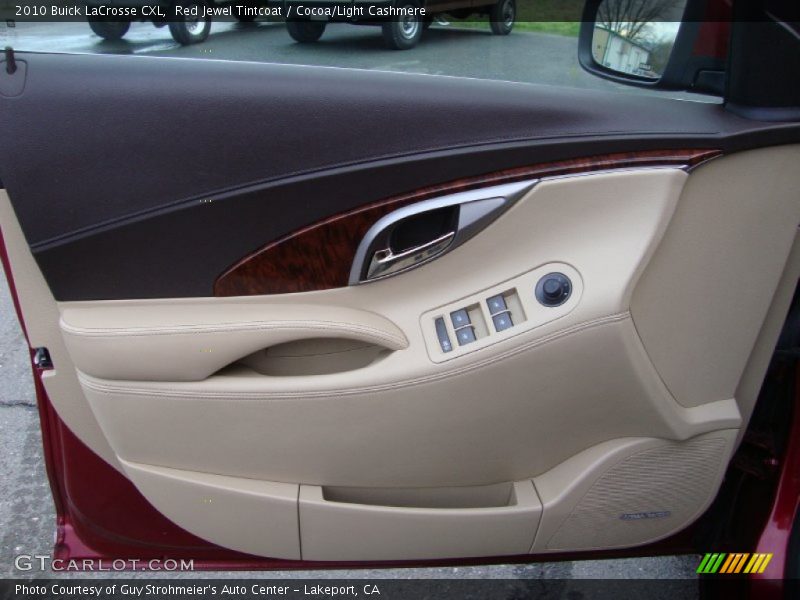 Red Jewel Tintcoat / Cocoa/Light Cashmere 2010 Buick LaCrosse CXL