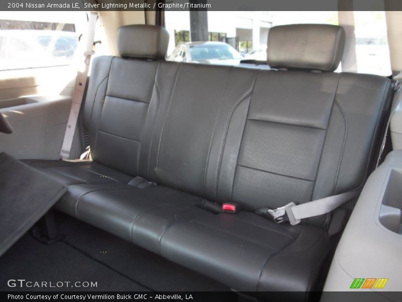 Silver Lightning Metallic / Graphite/Titanium 2004 Nissan Armada LE