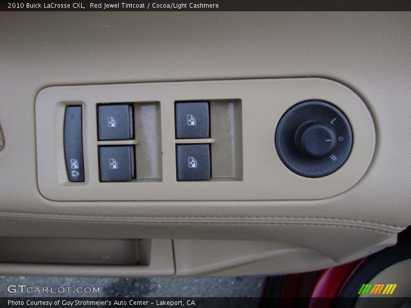 Red Jewel Tintcoat / Cocoa/Light Cashmere 2010 Buick LaCrosse CXL