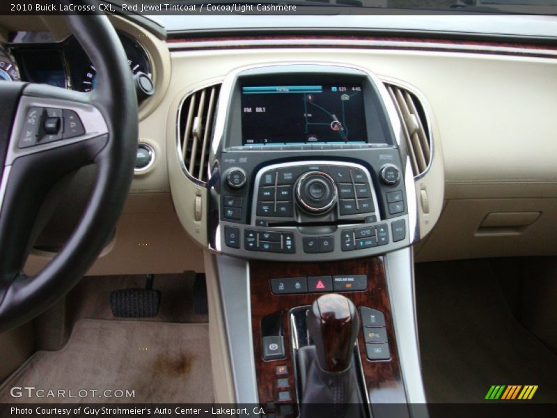 Red Jewel Tintcoat / Cocoa/Light Cashmere 2010 Buick LaCrosse CXL