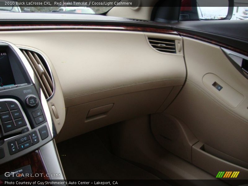 Red Jewel Tintcoat / Cocoa/Light Cashmere 2010 Buick LaCrosse CXL