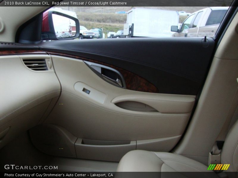 Red Jewel Tintcoat / Cocoa/Light Cashmere 2010 Buick LaCrosse CXL
