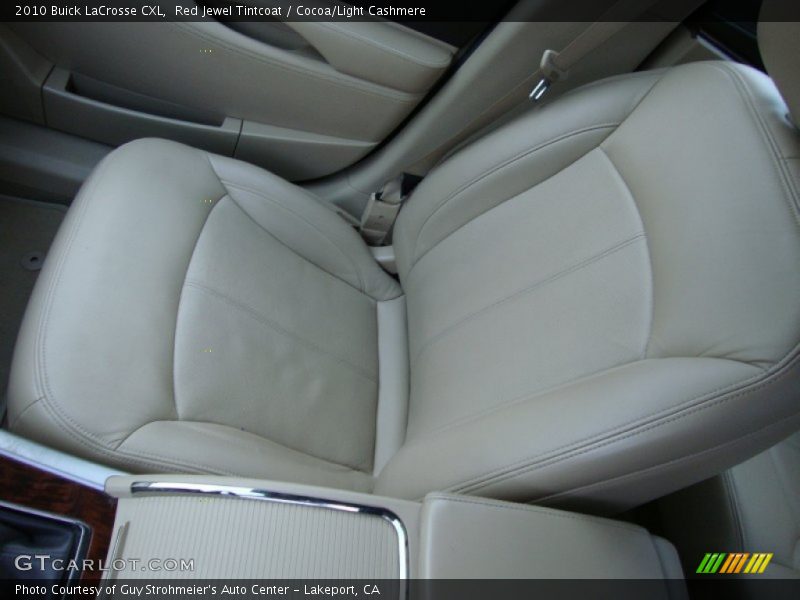 Red Jewel Tintcoat / Cocoa/Light Cashmere 2010 Buick LaCrosse CXL