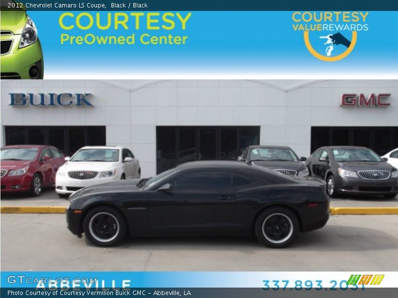 Black / Black 2012 Chevrolet Camaro LS Coupe