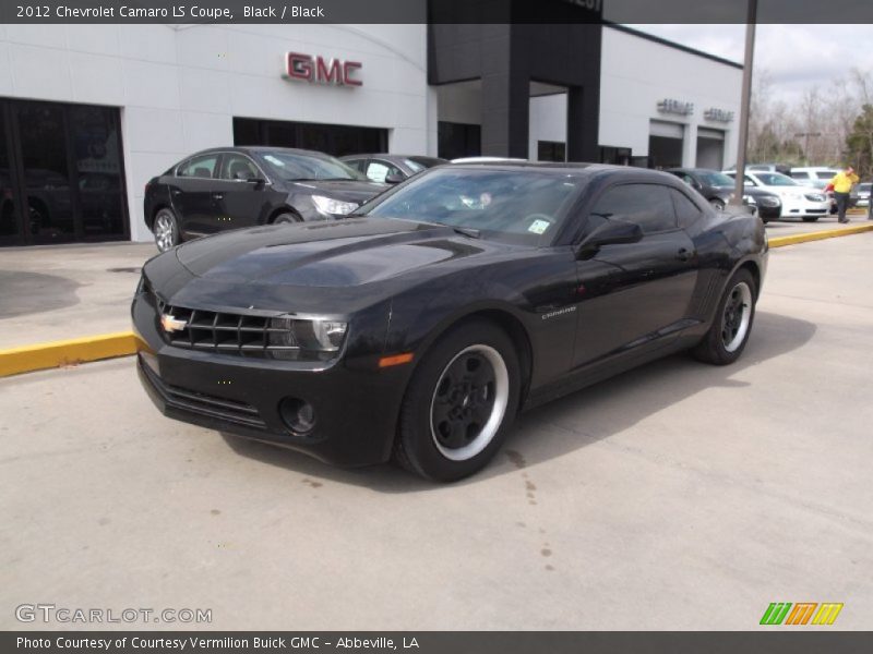 Black / Black 2012 Chevrolet Camaro LS Coupe