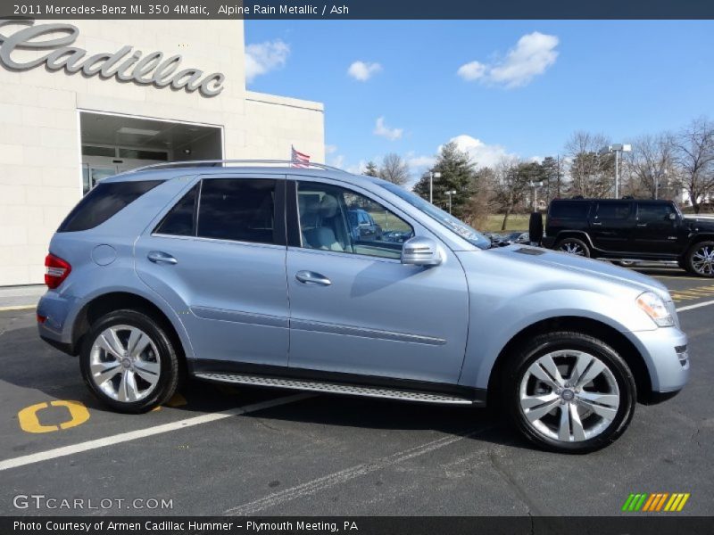 Alpine Rain Metallic / Ash 2011 Mercedes-Benz ML 350 4Matic