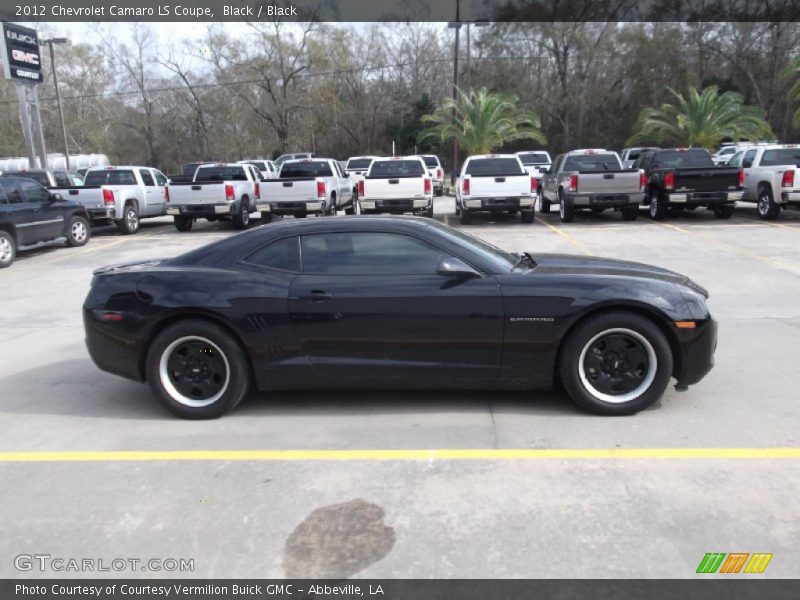 Black / Black 2012 Chevrolet Camaro LS Coupe