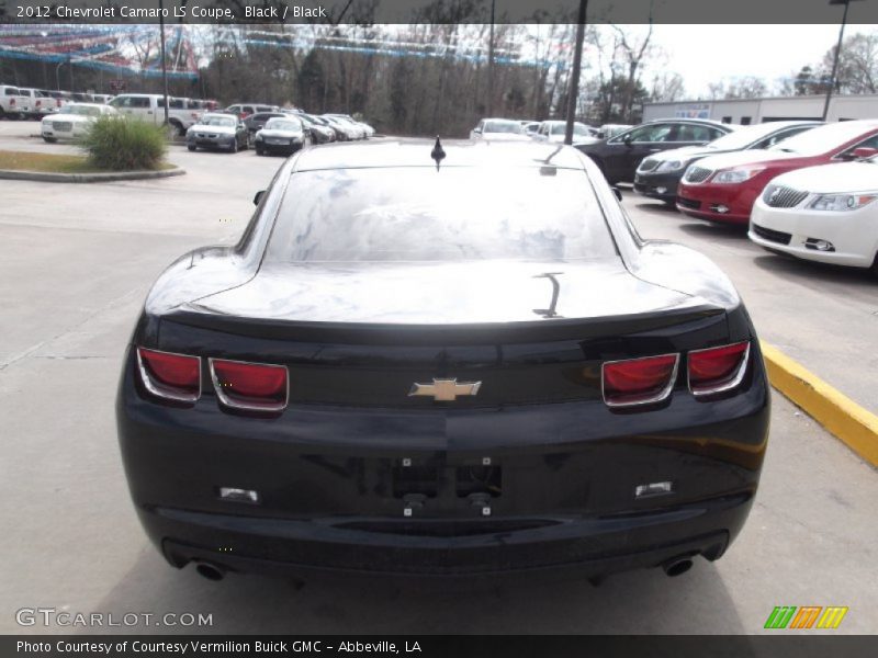 Black / Black 2012 Chevrolet Camaro LS Coupe