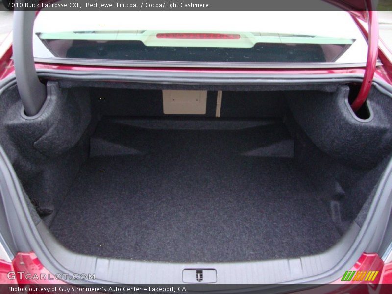 Red Jewel Tintcoat / Cocoa/Light Cashmere 2010 Buick LaCrosse CXL