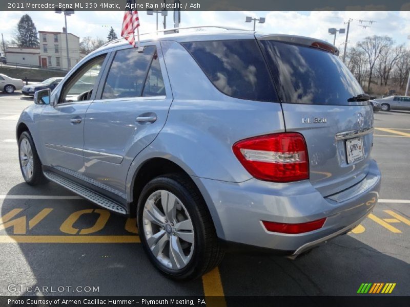 Alpine Rain Metallic / Ash 2011 Mercedes-Benz ML 350 4Matic