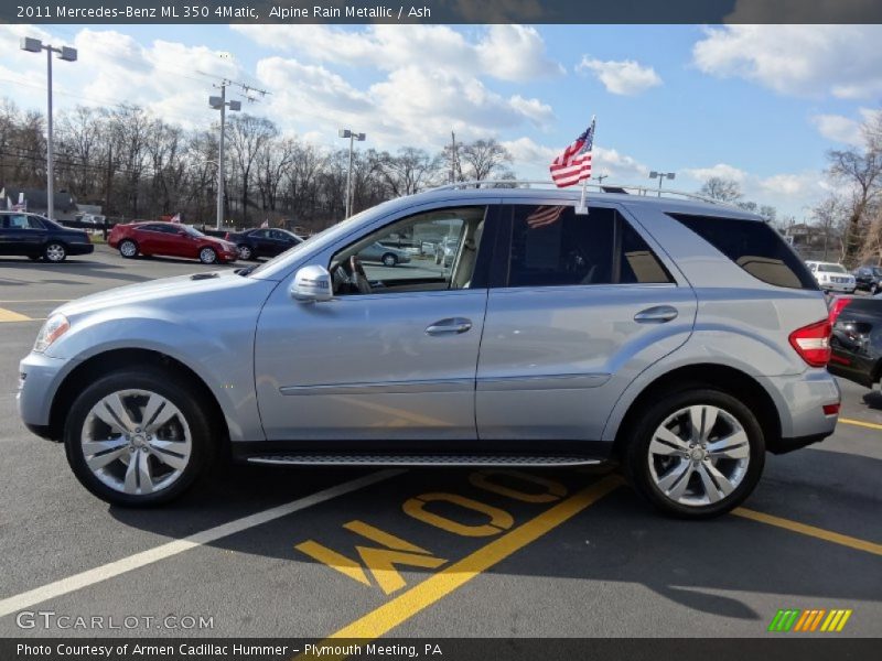 Alpine Rain Metallic / Ash 2011 Mercedes-Benz ML 350 4Matic