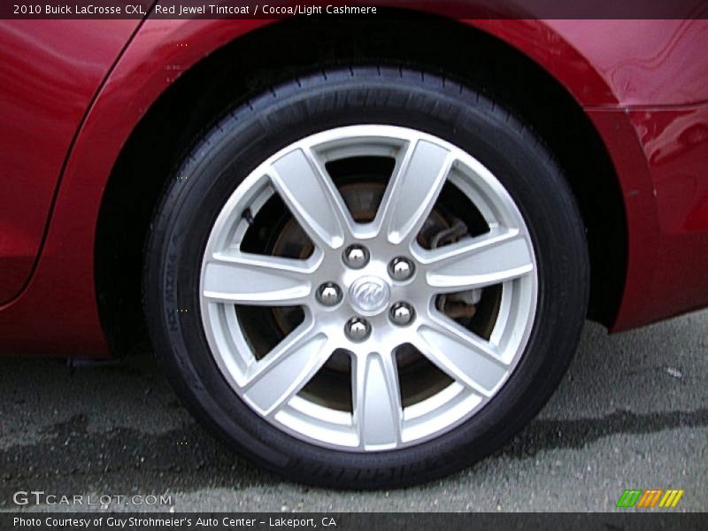 Red Jewel Tintcoat / Cocoa/Light Cashmere 2010 Buick LaCrosse CXL