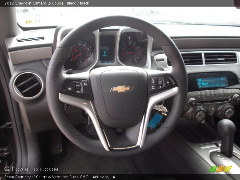 Black / Black 2012 Chevrolet Camaro LS Coupe