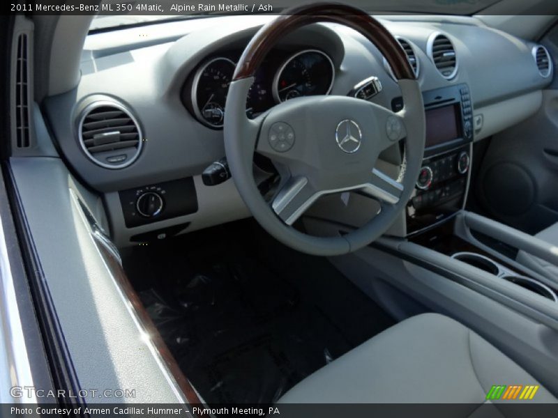 Alpine Rain Metallic / Ash 2011 Mercedes-Benz ML 350 4Matic