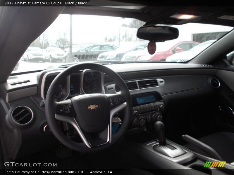 Black / Black 2012 Chevrolet Camaro LS Coupe