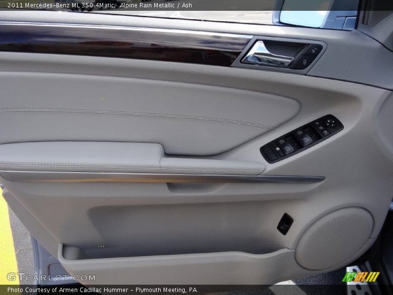 Alpine Rain Metallic / Ash 2011 Mercedes-Benz ML 350 4Matic