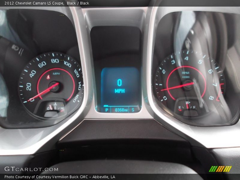 Black / Black 2012 Chevrolet Camaro LS Coupe